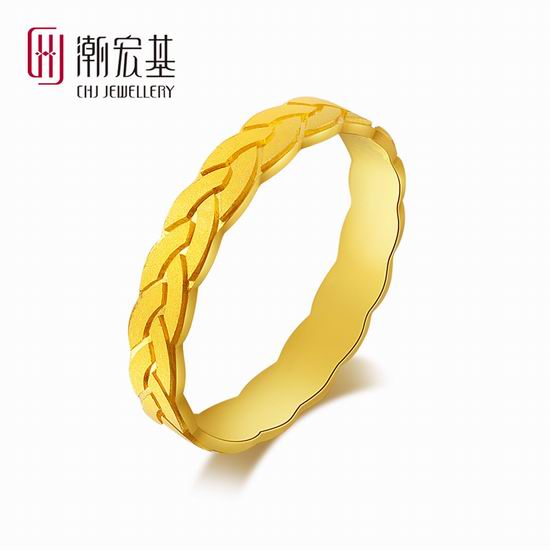 編織愛(ài)的金黃印記 潮宏基黃金女戒設(shè)計(jì)鑒賞